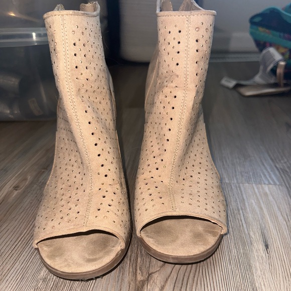 Rampage Rhinestone Heels - Picture 2 of 2